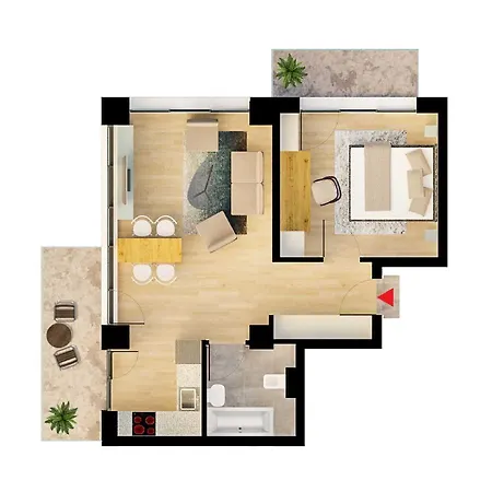 Zeita Din Bel-air, Nord Apartment *