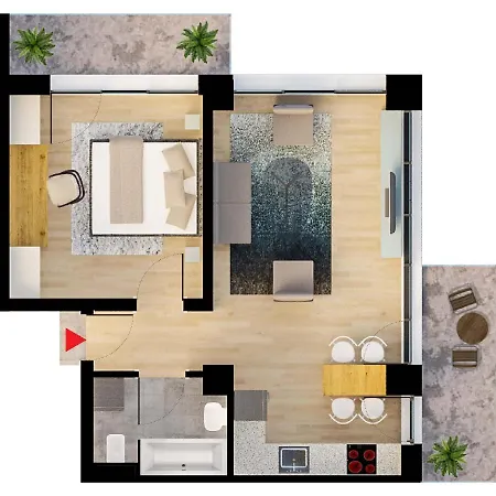 Apartment Zeita Din Bel-air, Nord Mamaia