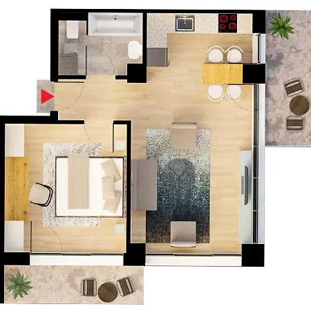 Apartment Zeita Din Bel-air, Nord Mamaia